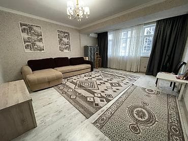 3 3: 2 комнаты, 82 м², Элитка, 2 этаж, Евроремонт — 1