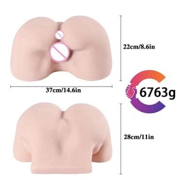 Чоңдор үчүн буюмдар: Вес этой попки 7кг она вас приятно удивит Мягкая, нежная вагина-анус — 4