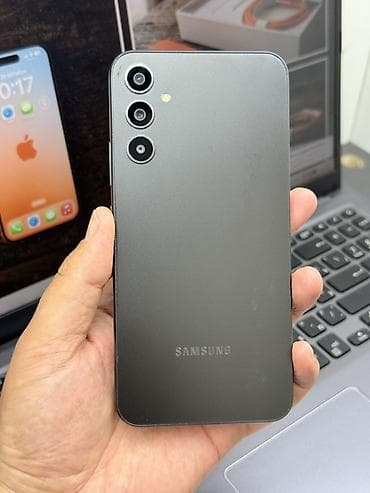 телф: Samsung Galaxy A34 5G, Б/у, 256 ГБ, цвет - Серый, 2 SIM — 1