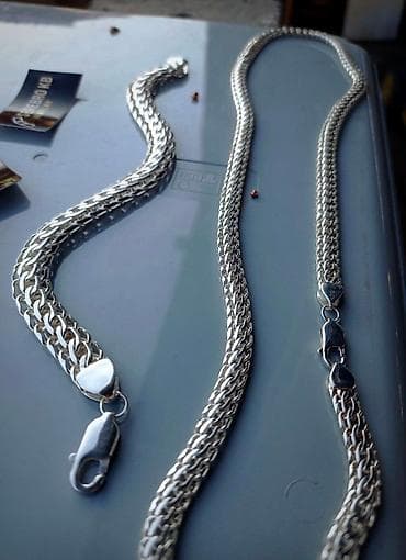 Жеке буюмдар: Серебряный браслет "Арабский Бисмарк" 20 грамм Ручная работа — 8