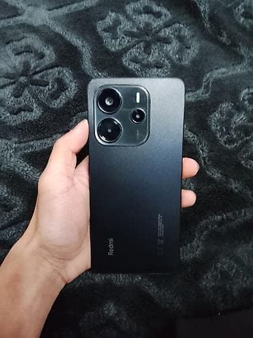 продажа телефонов в бишкеке цум: Redmi, Redmi Note 14, Б/у, 256 ГБ, цвет - Черный, 2 SIM — 1