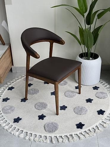 обеденный: Стул для кухни, Новый, Дерево, В рассрочку, цвет - Коричневый — 3