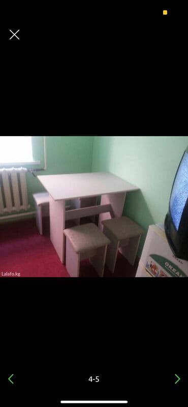 Паркет: 1 бөлмө, Менчик ээси, Чогуу жашоосу жок, Толугу менен эмереги бар — 4