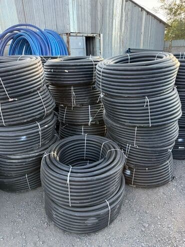 полиетиленовые трубы: Суу түтүгү Материалы: Полиэтилен (ПЭ) — 2