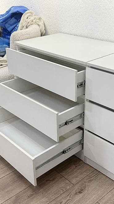 Комоды: Комод для одежды, Б/у, Без зеркала, ЛДСП, цвет - Белый, Самовывоз — 5