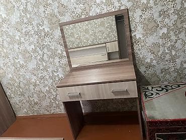 Уктоочу бөлмө гарнитуру, Эки кишилик керебет, ДСП, түсү - Күрөң — 5