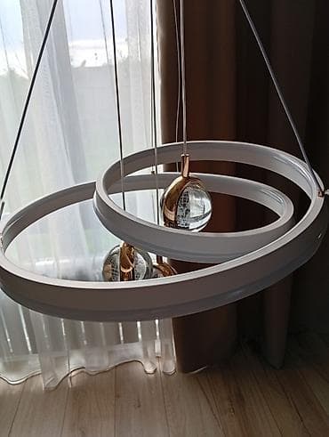 пластик для потолков: Подвесной светильник современного дизайна новая. - Конструкция: две — 2