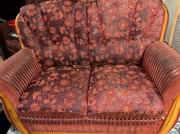 купить мебель бу в токмаке: Срочно продается б/у 2 маленьких кресла 1 средний диван 1 большой — 3