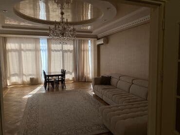 долгосрочная аренда квартира бишкек ош базар: 4 комнаты, Агентство недвижимости, Без подселения, С мебелью полностью — 5