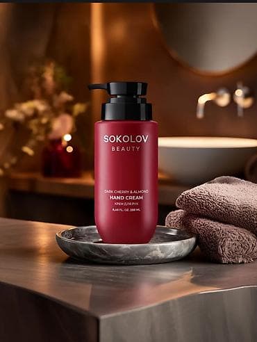 чон арвк: SOKOLOV Beauty Hand Cream Dark Cherry & Almond — крем для рук с — 1