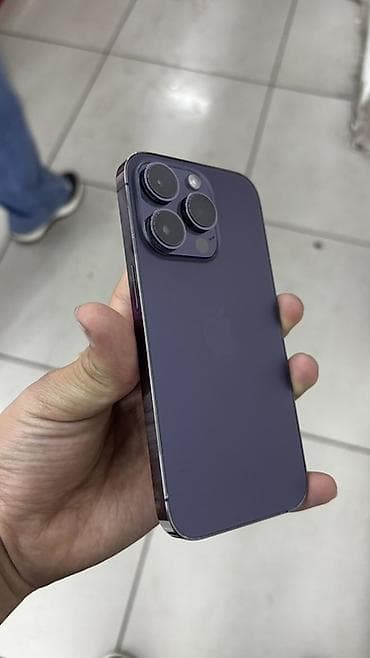 IPhone 14 Pro, Б/у, 128 ГБ, Deep Purple, 98 %