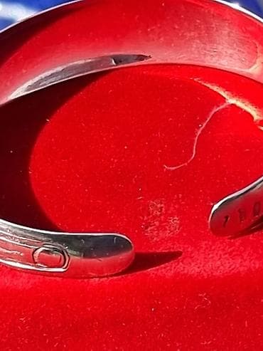 Серебряные браслеты: Браслет СССР СЕРЕБРО 875 ПРОБА ЗВЕЗДА СЕРП И МОЛОТ И ЗАВОД — 3