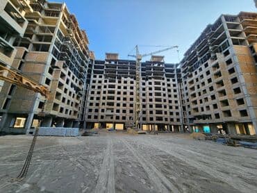 здаю квартиру в бишкеке: 2 комнаты, 74 м², Элитка, 12 этаж, ПСО (под самоотделку) — 3