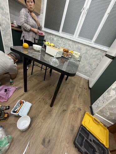 Кухонный стол, Прямоугольный, Нераскладной