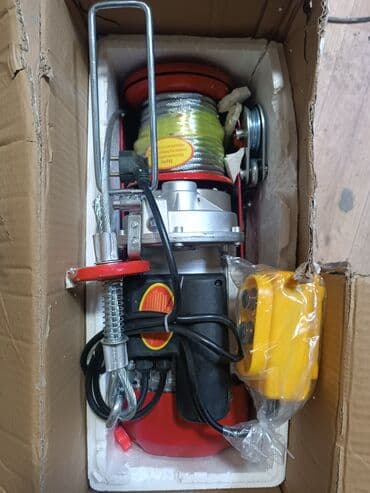 кровать с металлическим каркасом: Электрическая таль (лебёдка) с тросом и пультом управления Описание — 3