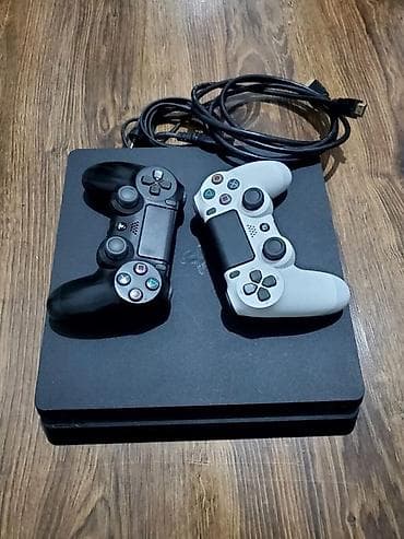 xbox 360 250: Игровая консоль Sony PlayStation 4 Slim (чёрная) Комплектация: - — 1