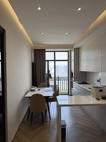 купить квартиру в бишкеке цены: 2 комнаты, 97 м², Элитка, 12 этаж, Дизайнерский ремонт — 8