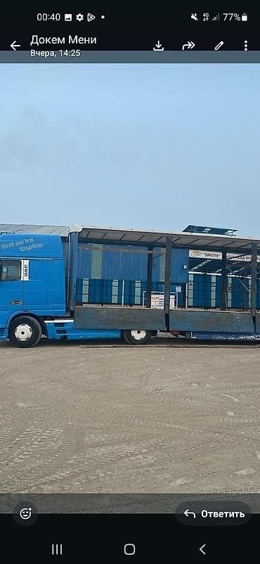 задний бампер на рекс: Тягач, DAF, 2005 г., Шторный — 1