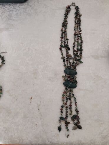 купить свадебное платье недорого: Ожерелье змеиный глаз производство Дубай новый 1000 сом, самоцветы — 2