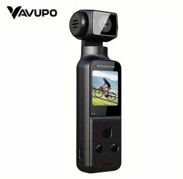 gopro max: Карманная камера VAVUPO 4K Pocket Cam - Видео в 4K (Full HD/Ultra HD — 1