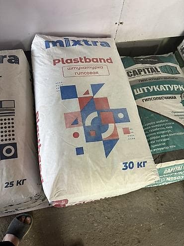 Сухие строительные смеси 1) Mixtra Plastband — штукатурка гипсовая — 1