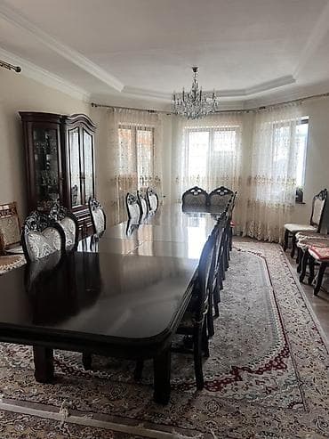 study table: Стол и стул для зала, цвет - Коричневый — 1