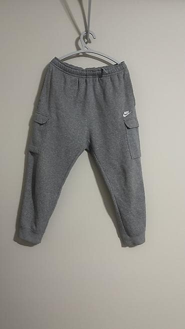 штан: Размер xl Спортивные штаны Nike карго, серые - Приятный мягкий — 1