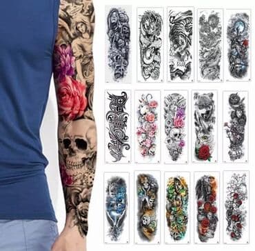 хна для мехенди: Водонепроницаемые временные татуировки на тело (Хэллоуин’новый — 2