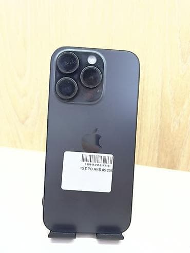 iphone 15 pro maz: IPhone 15 Pro, 256 ГБ, Black Titanium, В рассрочку, 85 % — 3