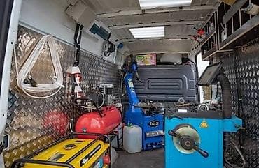 Мобильный шиномонтаж в фургоне аргонная сварка правка дисков налисие at lalafo.kg Мобильный шиномонтаж в фургоне аргонная сварка правка дисков налисие