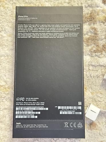 mac 2015: IPhone 13 Pro, Б/у, 256 ГБ, Голубой, Коробка, 74 % — 3