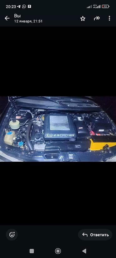 дизель 2 2: Kia Carnival: 2003 г., 2.9 л, Дизель, Минивэн — 4