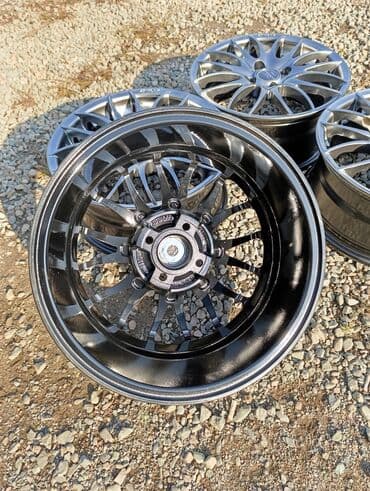 диск на х5: Литые Диски R 15 Work, Комплект, отверстий - 4, Б/у — 9