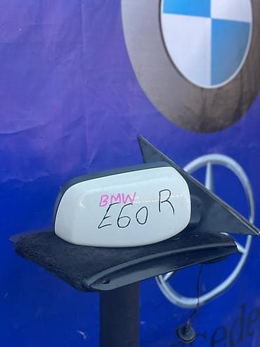 e60: Боковое правое Зеркало BMW Б/у, Оригинал — 1