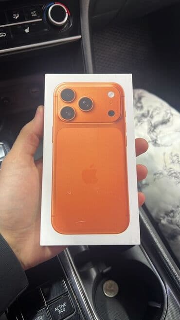 iphone adapter: IPhone 17 Pro, Новый, 256 ГБ, Оранжевый, Коробка, 100 % — 3