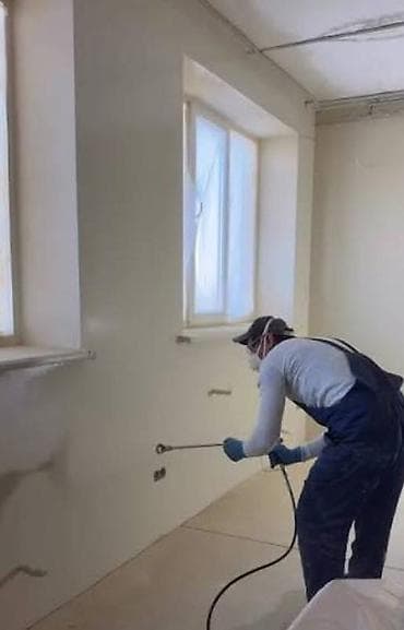 Услуги по строительству и ремонту: Покраска стен, Покраска потолков, Покраска окон, На масляной основе, На водной основе, Больше 6 лет опыта — 2