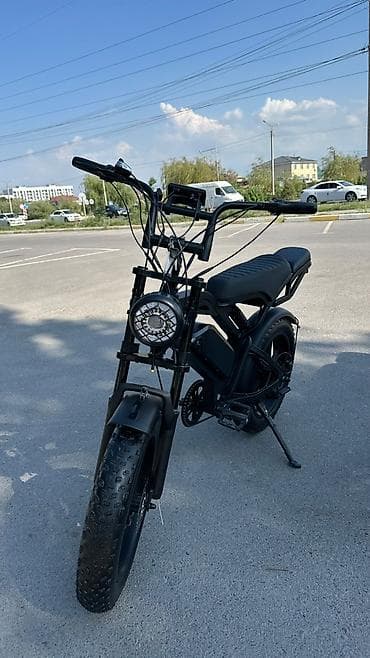 Велосипеды: Электровелосипед F016 (фэтбайк) Запас ход 60км+20км гибрид 150-180 кг — 5