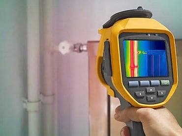 эндо: Поиск утечек воды тепловизором даже за коробом профессионально 100% — 1