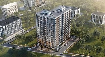 Батирлер: 1 бөлмө, 57 м², Элитка, 14 кабат, Даяр ПСО (өзү оңдоп түзөтүп бүтүү үчүн) — 4