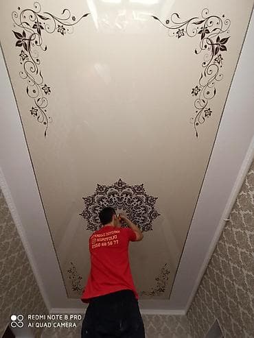 Жестяные работы: Натяжной потолок Глянцевое, Матовое, 3D потолки Гарантия, Бесплатная консультация, Бесплатный замер — 7