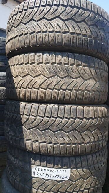 резина на gx: Шины 225 / 45 / R 17, Всесезонная, Б/у, Легковые — 1