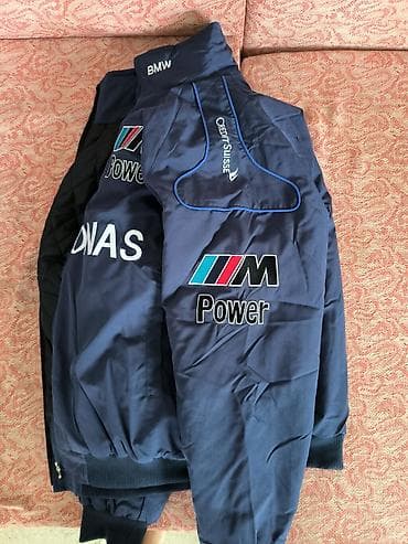джинсы и куртки: BMW Sauber F1 Team — мужская куртка-бомбер - Официальный мерч команды — 1