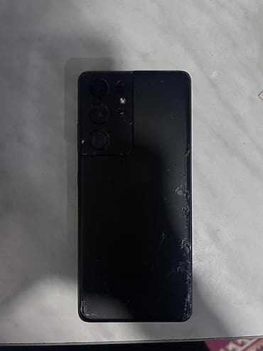 Техника и электроника: Samsung Galaxy S21 Ultra, Б/у, 256 ГБ, цвет - Черный — 2