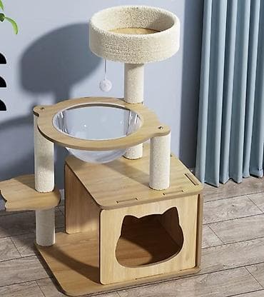 купить говорящий кактус: Продаю Новый домик для кошек. - Многоуровневая конструкция: нижний — 2