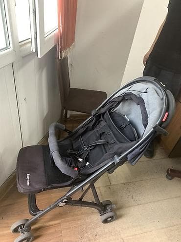 Детский мир: Прогулочная коляска BabyStone + детский манеж/кроватка Коляска: - — 1