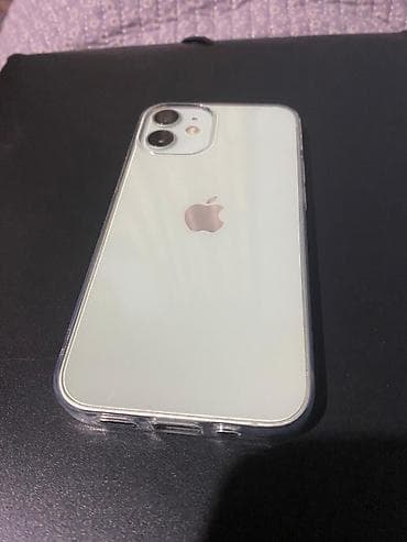 redmi note: IPhone 12 mini, Б/у, 64 ГБ, Зеленый, Чехол, 80 % — 3