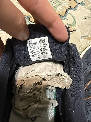 Личные вещи: Мужские кроссовки, 42.5, New Balance, Новый, цвет - Синий, Самовывоз — 4