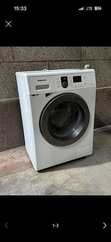 Техника и электроника: Стиральная машина Samsung, фронтальная загрузка, 6.0 кг. Особенности — 1