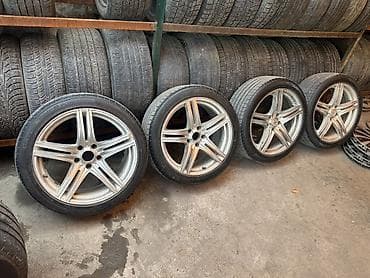 Колеса в сборе 245 / 40 / R 18, Лето, Б/у, Комплект, Легковые, Литые, отверстий - 5