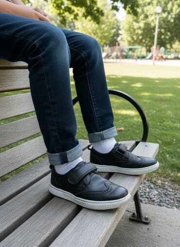 Детские школьные туфли Futurino School.Обувались пару раз.Нам стали